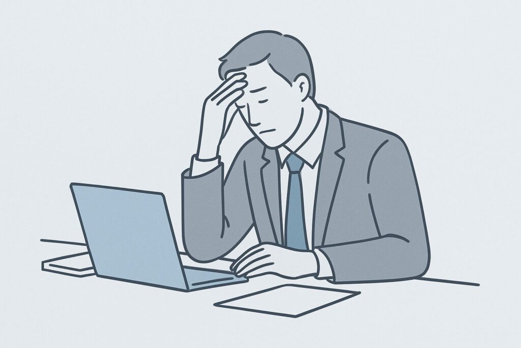 I’m trying to cope with the pressure.
プレッシャーに対処しようとしています。
を表すイラスト